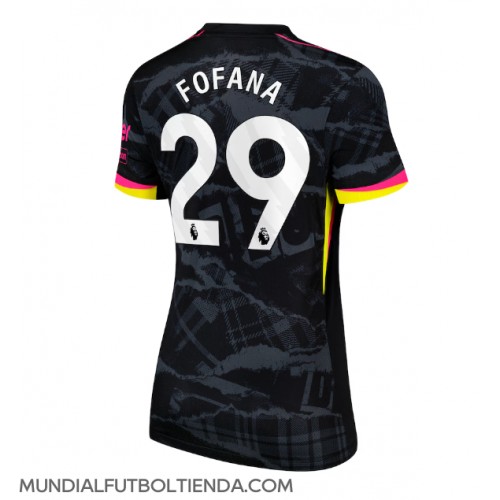 Camiseta Chelsea Wesley Fofana #29 Tercera Equipación Replica 2024-25 para mujer mangas cortas